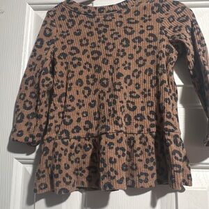 Leopard Print Kids Top